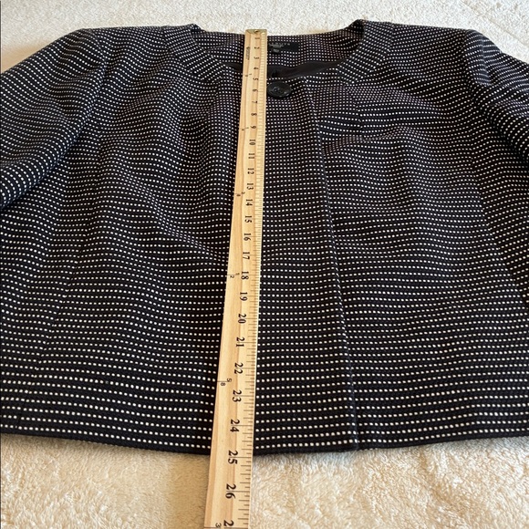 Talbot’s Women’s Black and White One Button Blazer Jacket 22W - Picture 8 of 11